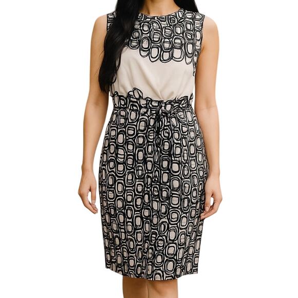 DVF Diane Von Furstenberg Amami Loopy Grey Silk Sleeveless Midi Dress Size 4 - Picture 1 of 14